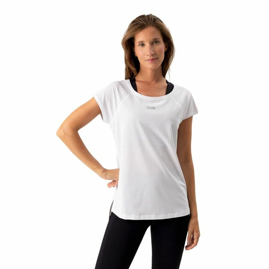 Kortrmet T-shirt til Kvinder Ditchil Ariana Hvid #1