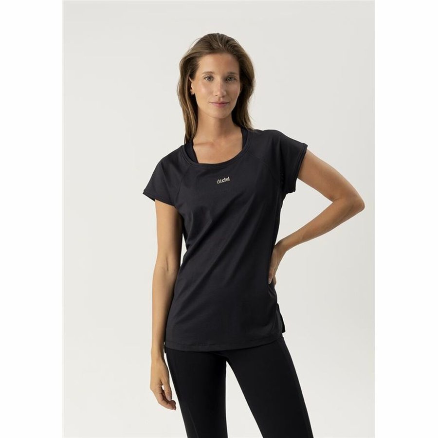 Kortrmet T-shirt til Kvinder Ditchil Ditchill T-Shirt Ariana Sort #2