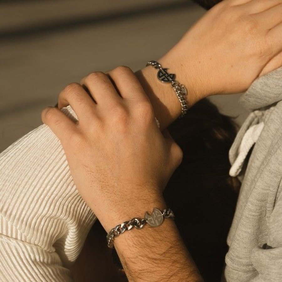 Armbnd til mnd AN Jewels AV.BWGLB04S #2