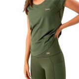 Kortrmet T-shirt til Kvinder Ditchil TS1010-428 Oliven (XL) #1