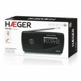 Radio AM/FM Haeger PR-TRI.002A Sort #3