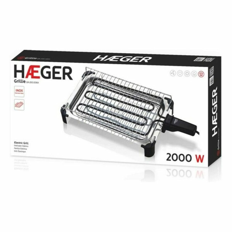 Mikroblgeovnen med Grill Haeger GR-200.006A Sort 2000 W #5