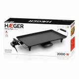 Stegeplade Glat Haeger GR-200.010A Sort 2000 W #2