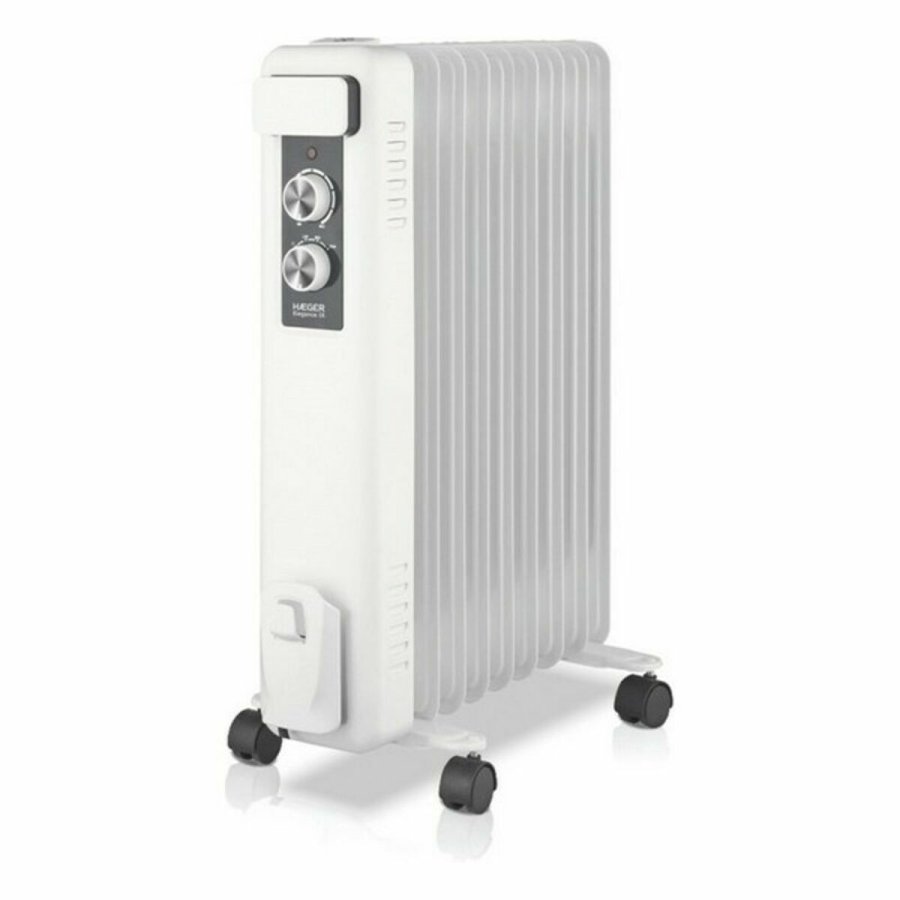 Olieradiator (9 kamre) Haeger OH-009.008A Hvid 2000 W #1
