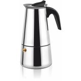 Italiensk Kaffekande Haeger CP-06S.001A Sort Rustfrit stl 6 Kopper #1