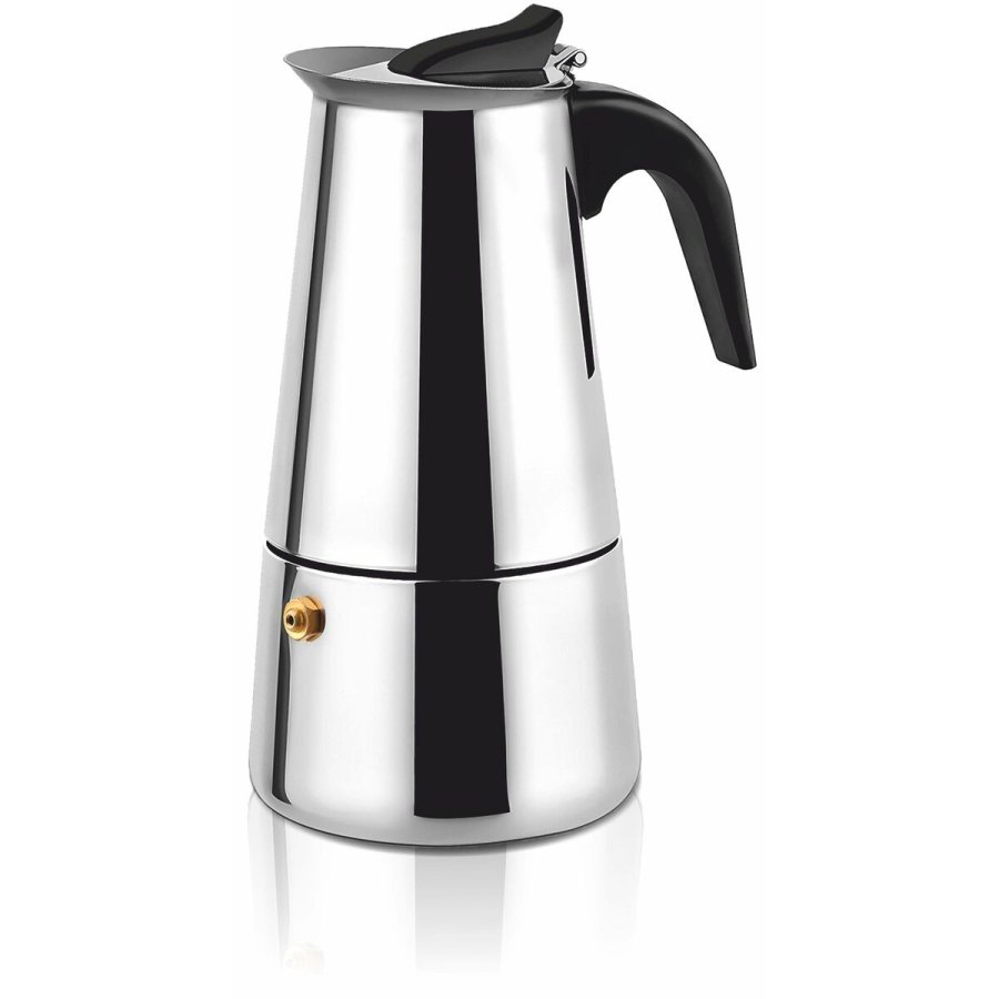 Italiensk Kaffekande Haeger CP-06S.001A Sort Rustfrit stl 6 Kopper #1