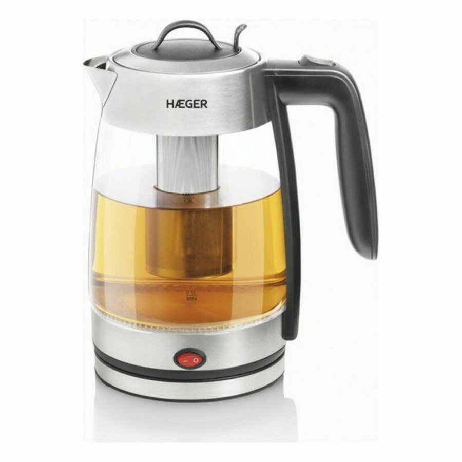 Vandkedel og Elektrisk Tekedel Haeger EK-22F.020A Hvid Rustfrit stl 2200 W #2