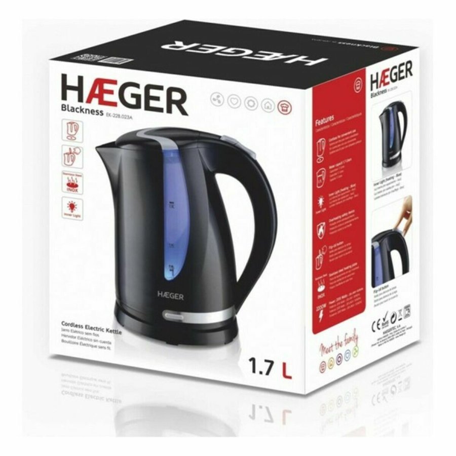 Kedel Haeger EK-22B.023A Sort Rustfrit stl 2200 W 1,7 L #2