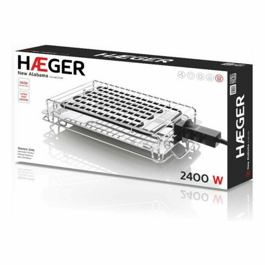 Grill Haeger GR-240.013A 2400W Sort Multifarvet 2400 W (395 x 275mm) #3