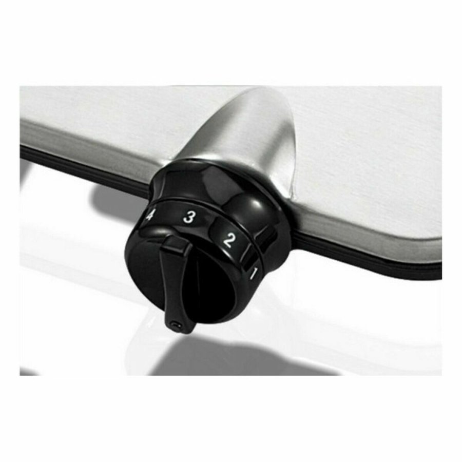 Elektrisk Varmeplade Haeger HP-01S.014A Rustfrit stl 1 Ildsted Sort Slvfarvet 1500W #2