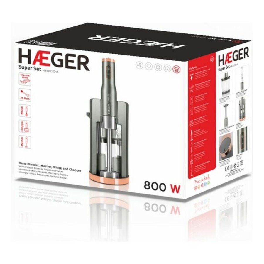 Hndblender Haeger HB-80C.024A Gr 800 W #4