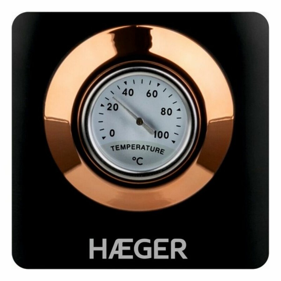Vandkedel og Elektrisk Tekedel Haeger EK-22B.024A Sort Rustfrit stl 2200 W 1,7 L #3