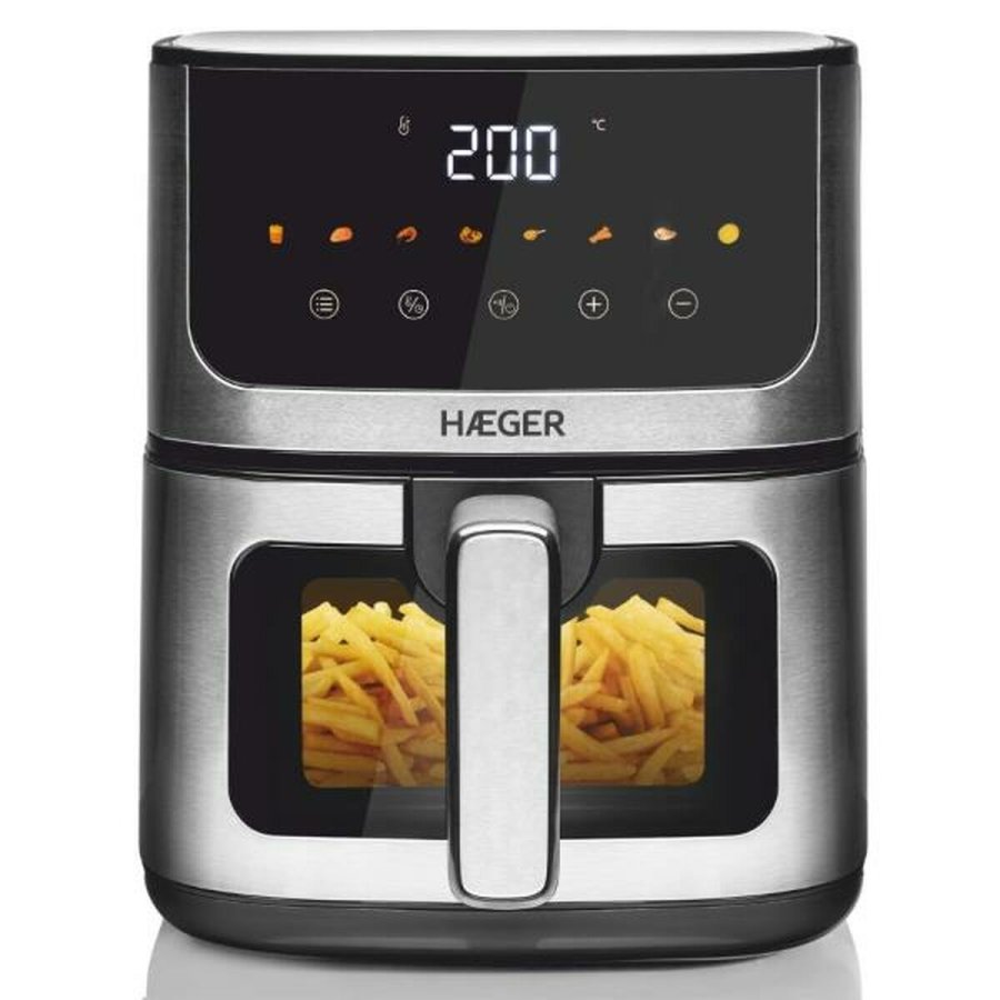 Varmluftsfrituregryde Haeger Magic Window Gr 1400 W #1