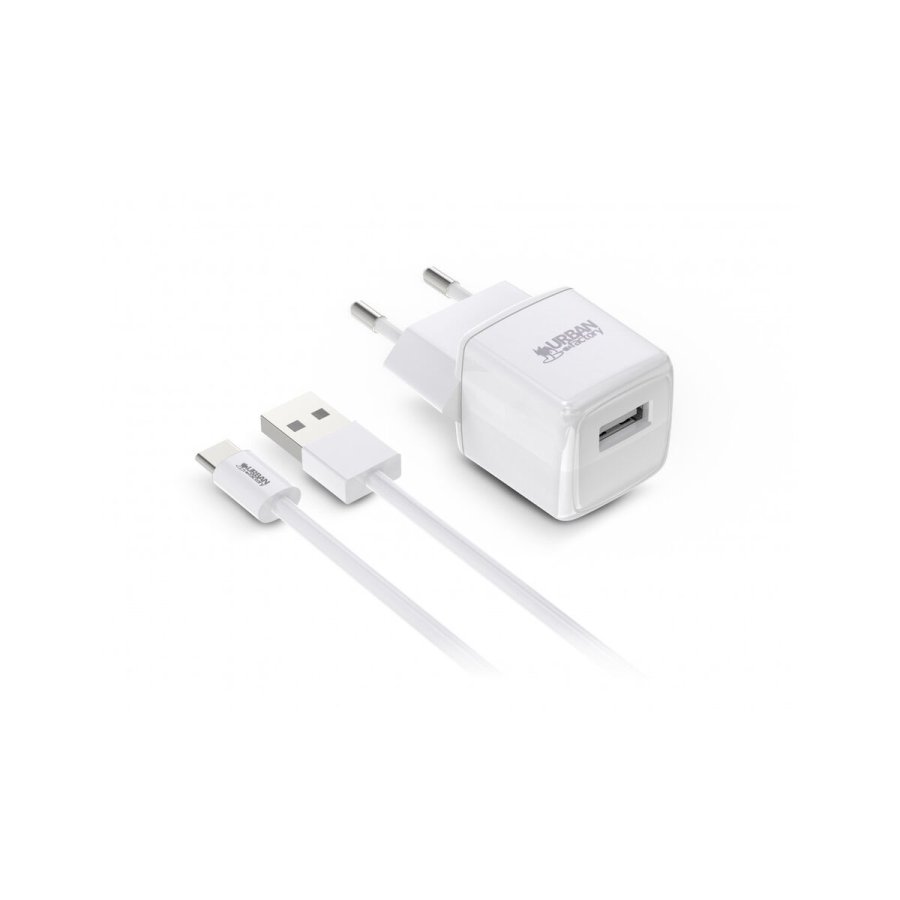 Vgoplader + USB-C kabel Urban Factory PSC25UF Hvid 12 W #2
