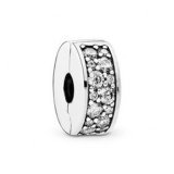 Charm til kvinder Pandora CLEAR PAVE' CLIP #1