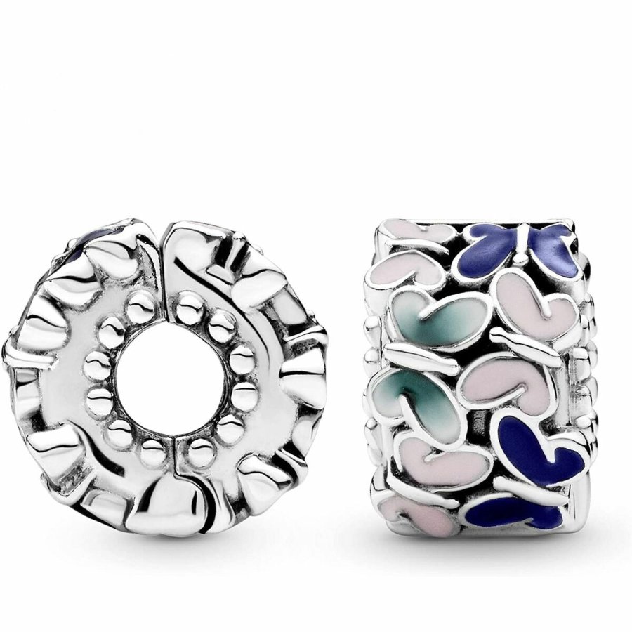 Charm til kvinder Pandora BUTTERFLIES CLIP #2