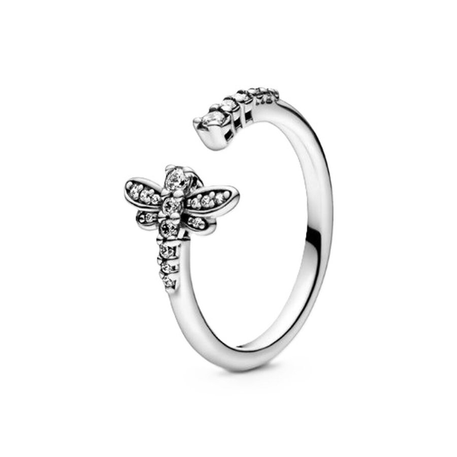 Ring til kvinder Pandora SPARKLING DRAGONFLY - RING - SIZE 54 #1
