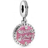 Charm til kvinder Pandora PINK BIRTHDAY CAKE DANGLE #1
