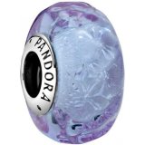 Perler til kvinder Pandora WAVY LAVENDER MURANO GLASS #1