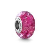 Perler til kvinder Pandora WAVY STERLING SILVER CHARM WITH IRIDESCENT AND PIN #1
