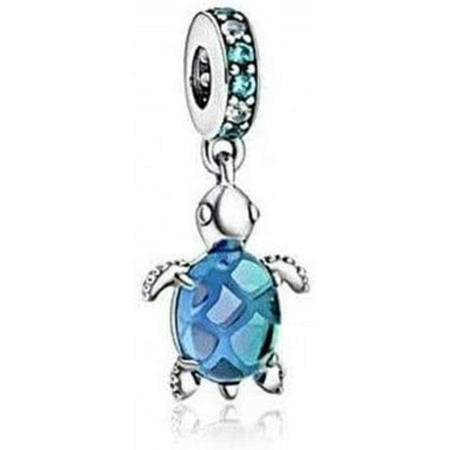 Charm til kvinder Pandora MURANO GLASS SEA TURTLE #1