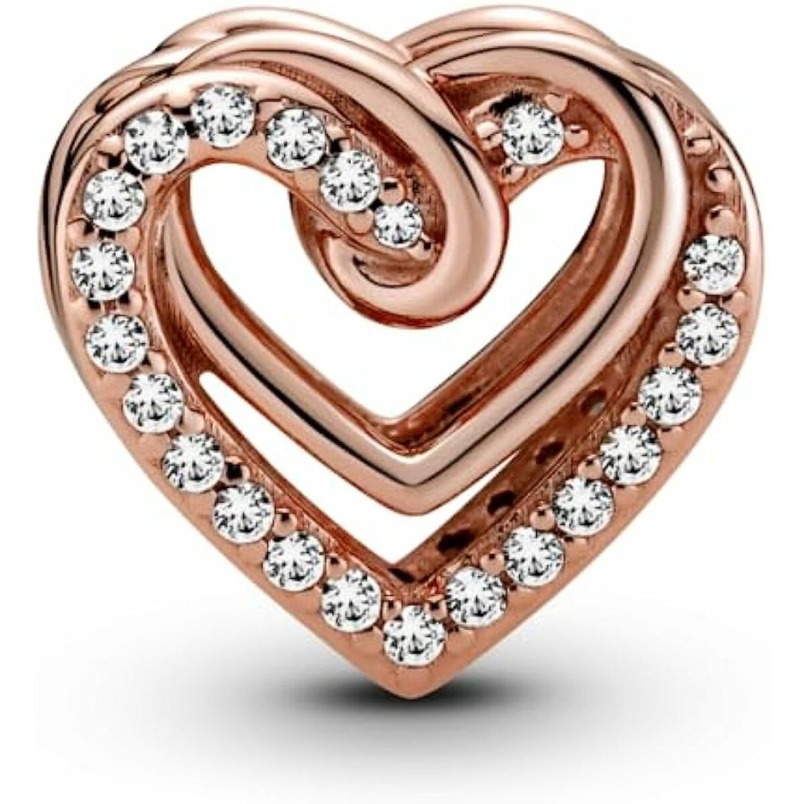 Charm til kvinder Pandora SPARKLING ENTWINED HEARTS #3