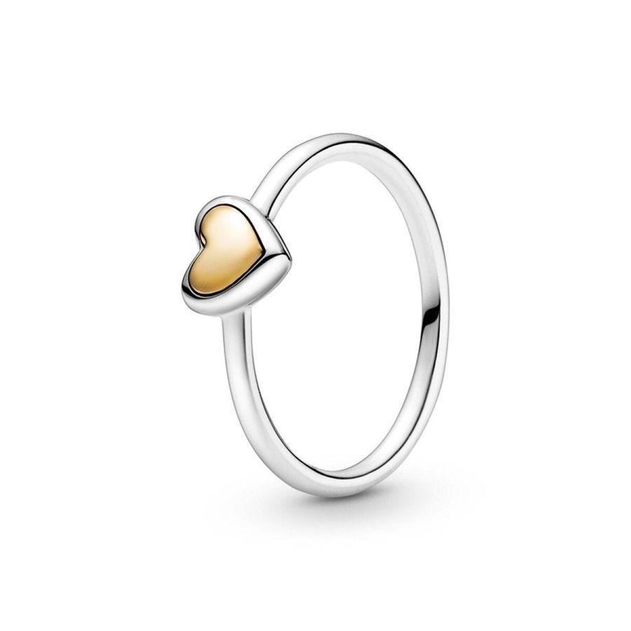 Ring til kvinder Pandora GOLDEN HEART - RING - SIZE 52 #1