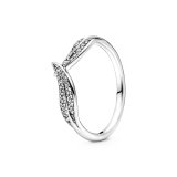 Ring til kvinder Pandora LEAF PAVE - RING - SIZE 50 #1