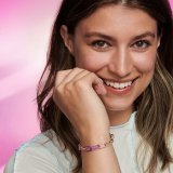 Perler til kvinder Pandora PURPLE DOUBLE LINK #3