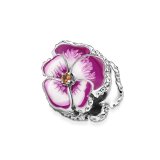 Charm til kvinder Pandora PINK PANSY FLOWER #1