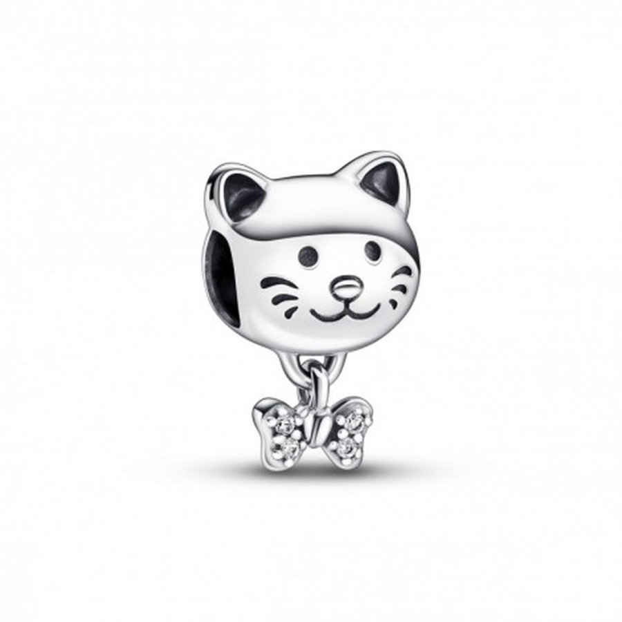 Charm til kvinder Pandora PET CAT & BOW #1