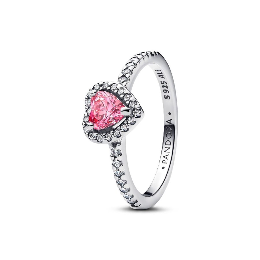 Ring til kvinder Pandora 198421C03-56 16 Slvfarvet Pink #1