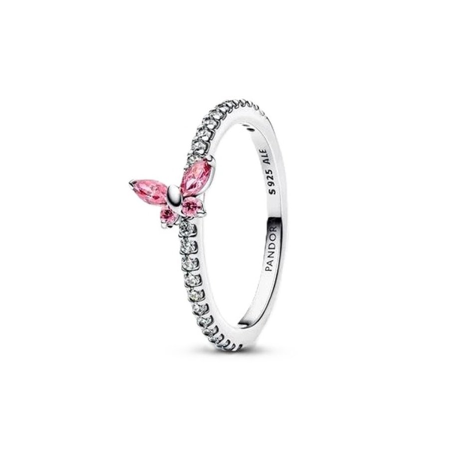 Ring til kvinder Pandora 194269C02-50 S�lvfarvet Pink #1