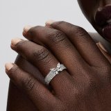 Ring til kvinder Pandora 194270C01-54 14 Slvfarvet #3