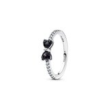 Ring til kvinder Pandora 193510C03-50 S�lvfarvet Sort 10 #1