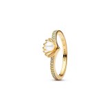 Ring til kvinder Pandora 163654C01-52 Gylden #1