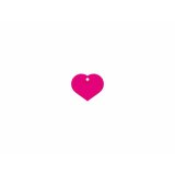 Identifikationsplade Imarc Heart Pink #1