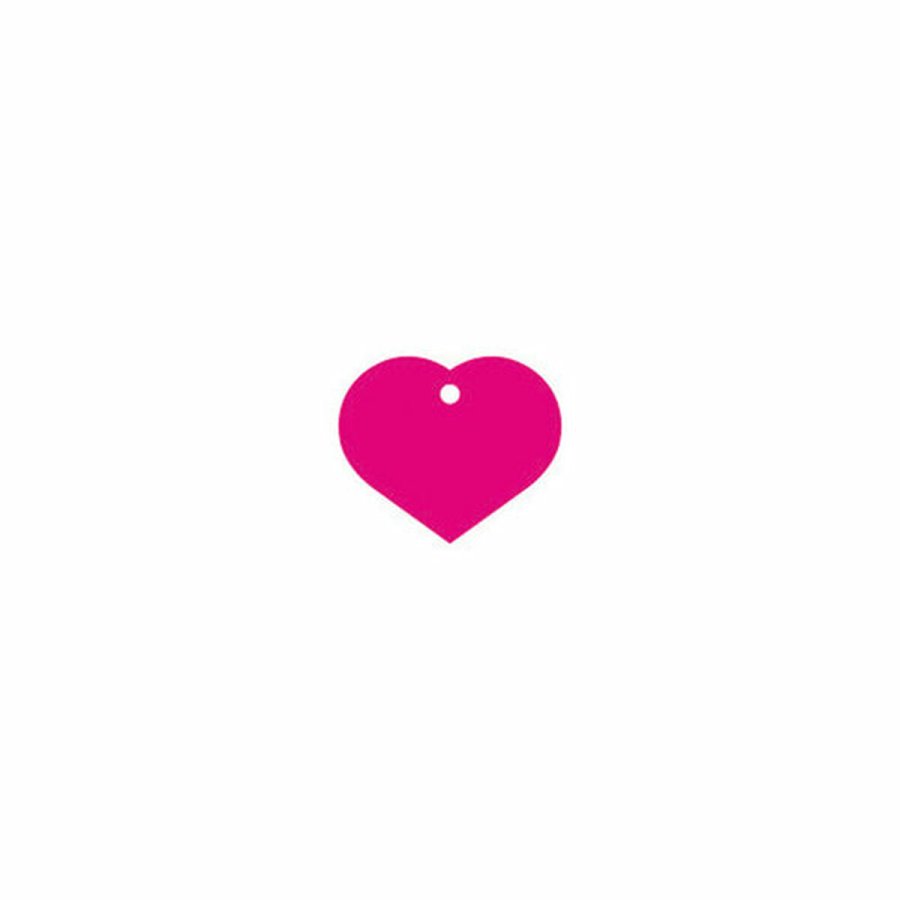 Identifikationsplade Imarc Heart Pink #2