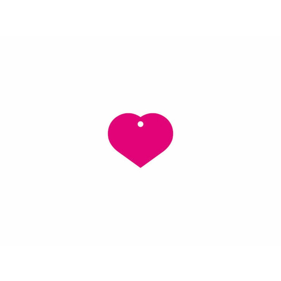 Identifikationsplade Imarc Heart Pink #1