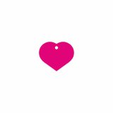 Identifikationsplade Imarc Heart Pink #2