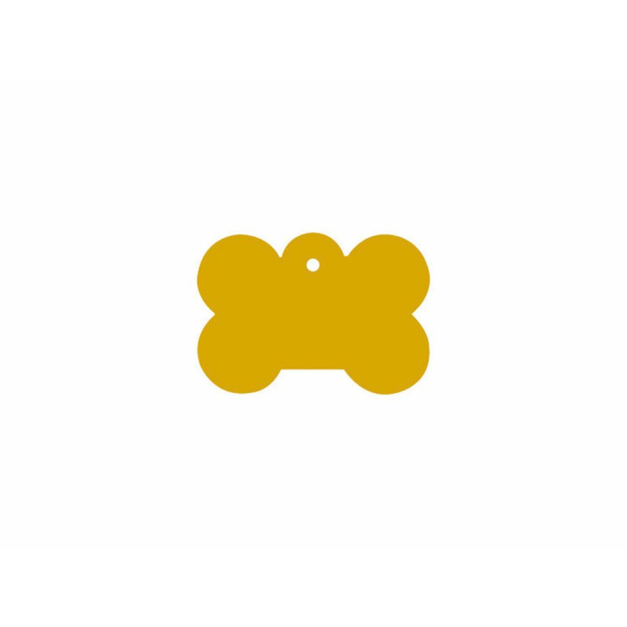 Identifikationsplade Imarc Bone Gul Gylden #1