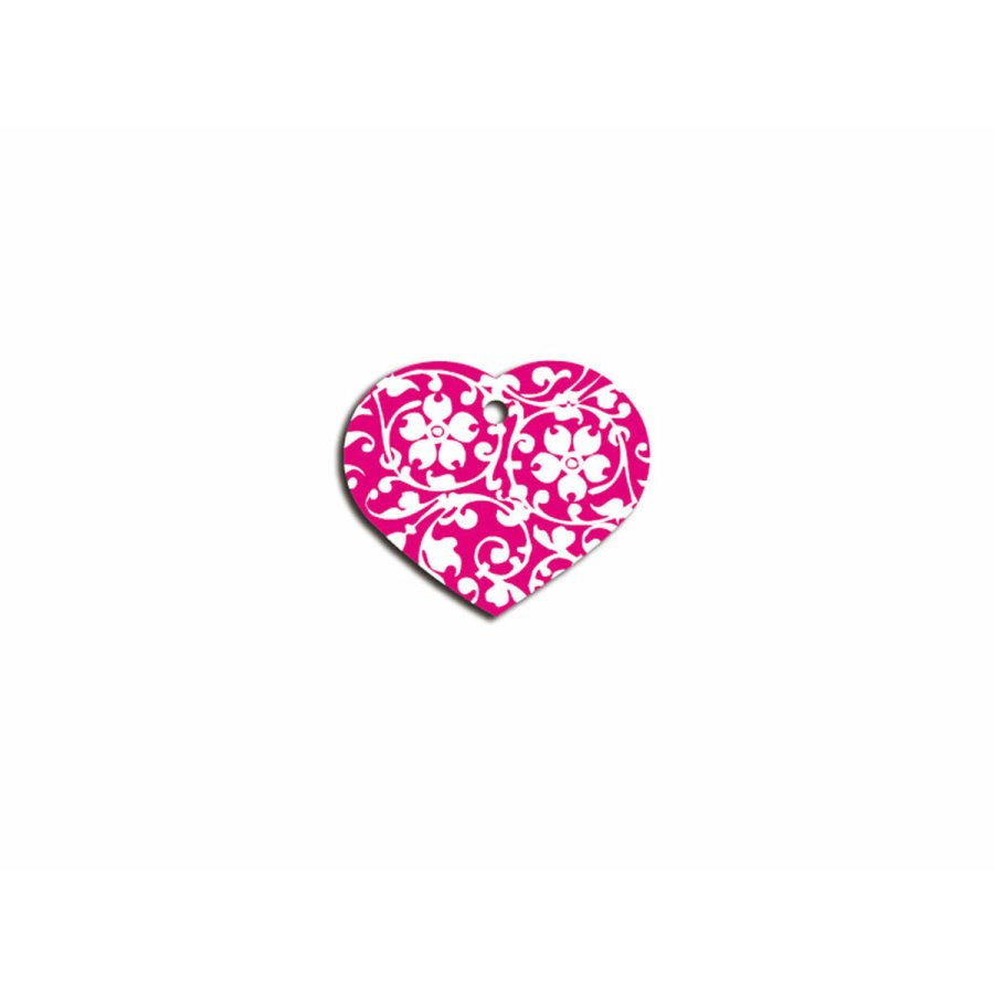 Identifikationsplade Imarc Heart Pink #1