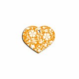 Identifikationsplade Imarc Heart Gul Orange #2