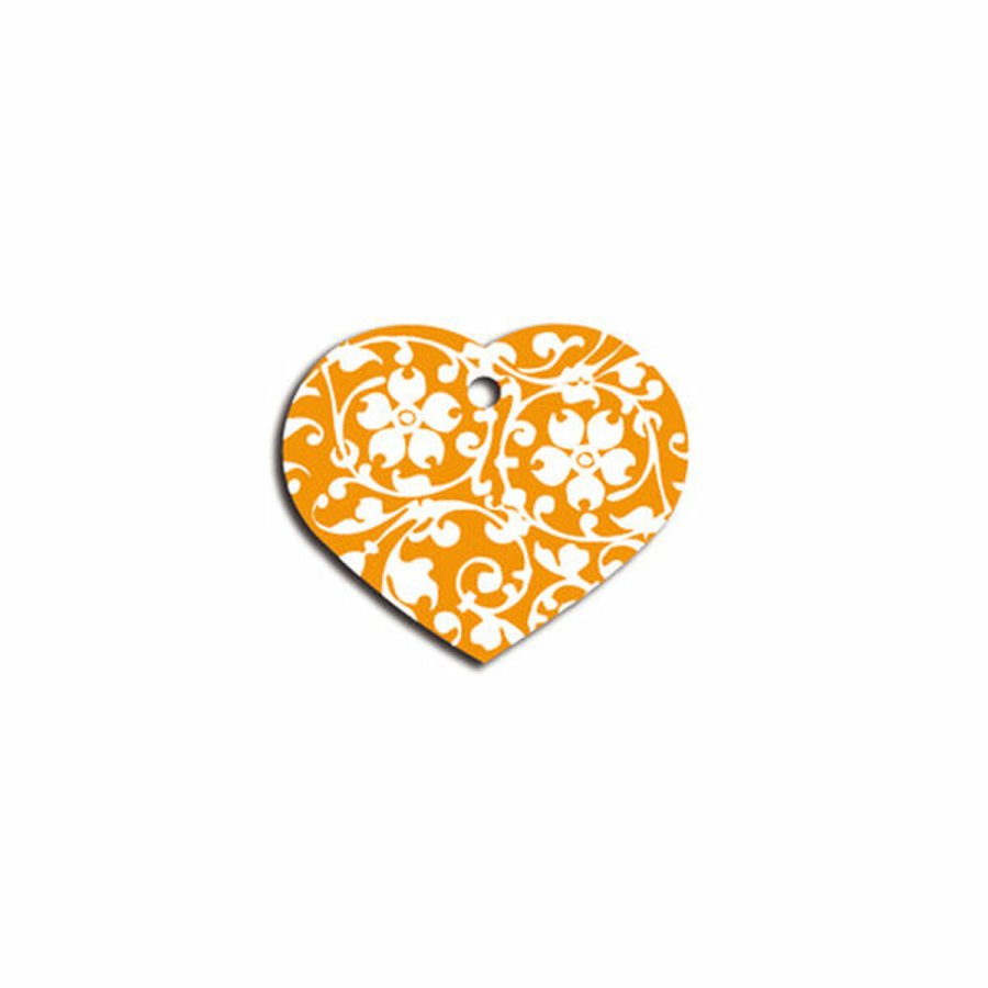 Identifikationsplade Imarc Heart Gul Orange #2