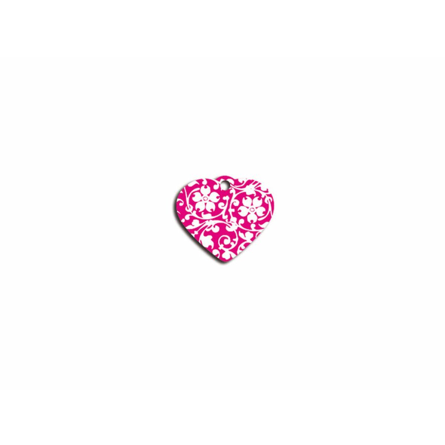 Identifikationsplade Imarc Heart Pink #1