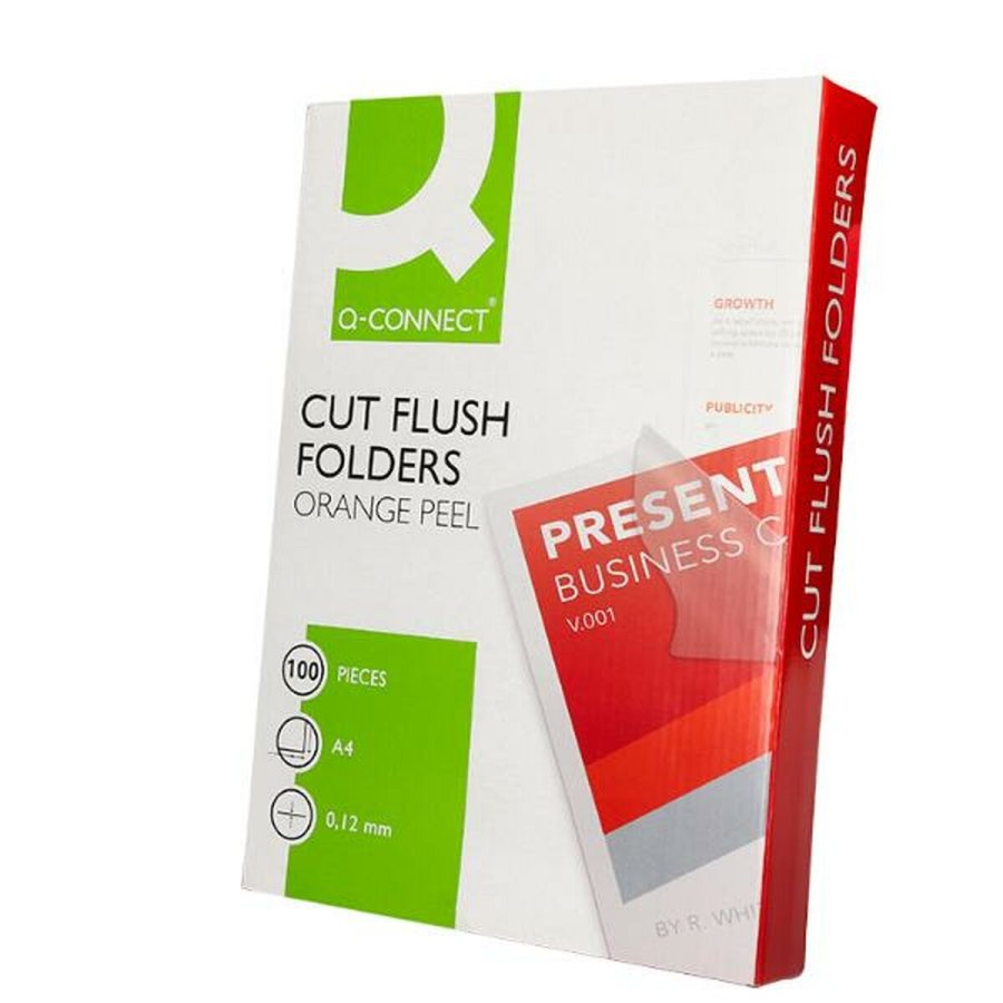 Dokumentmappe Q-Connect KF24002 Gennemsigtig A4 #1