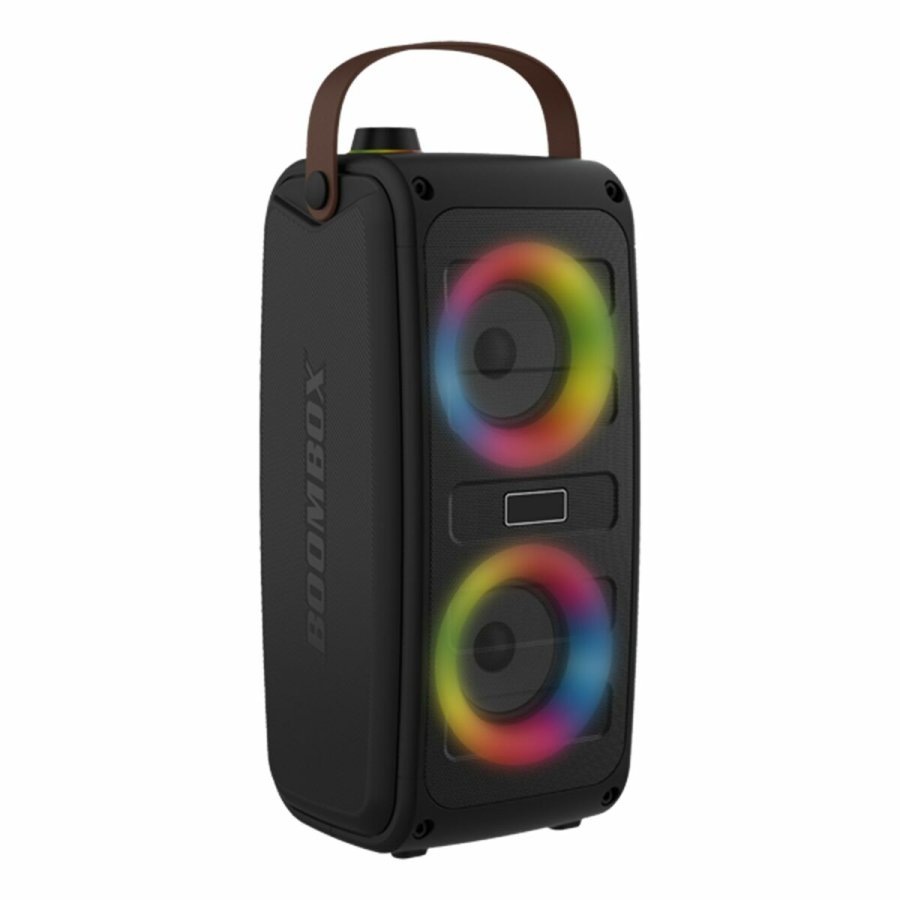 Brbare Bluetooth-hjttalere Denver Electronics Sort LED RGB #1