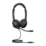 Hovedtelefoner med mikrofon Jabra Evolve2 30 SE Sort #1