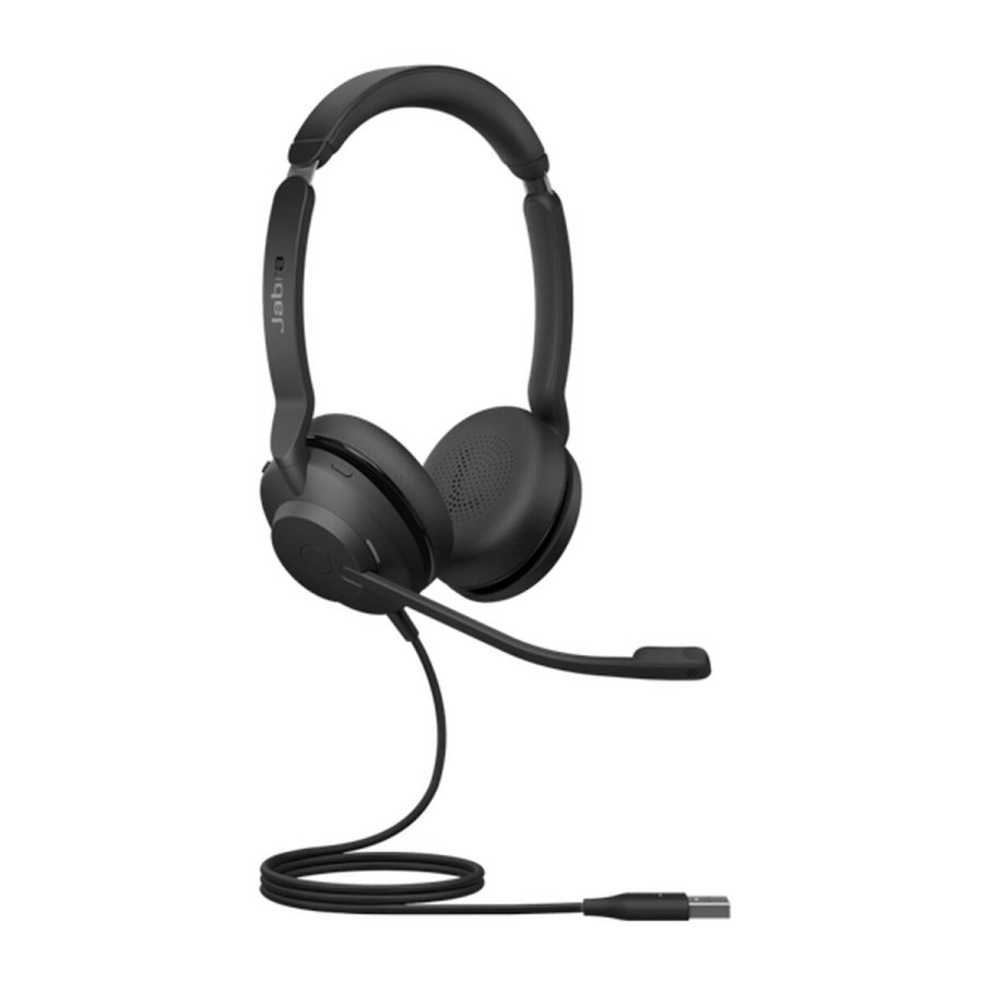 Hovedtelefoner med mikrofon Jabra Evolve2 30 SE Sort #1