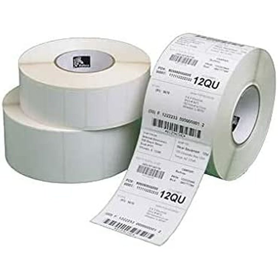 Printer labels Zebra 3012912-T Hvid Rektangulr  19 mm #1